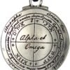 Soloman Pentant~Pewter Talisman for Good Health Seal of Solomon Pentacle Pendant - 1.25 Inch Diameter