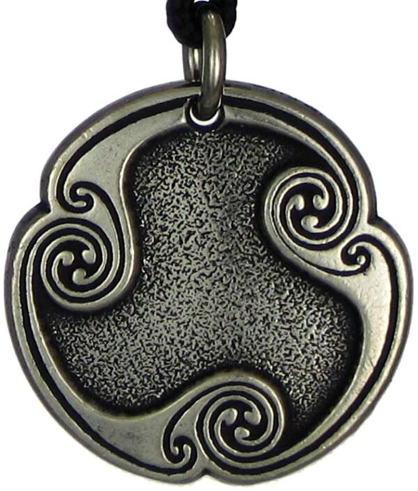 Soloman Pentant~Pewter Pertho Rune of Luck Talisman Pendant Necklace