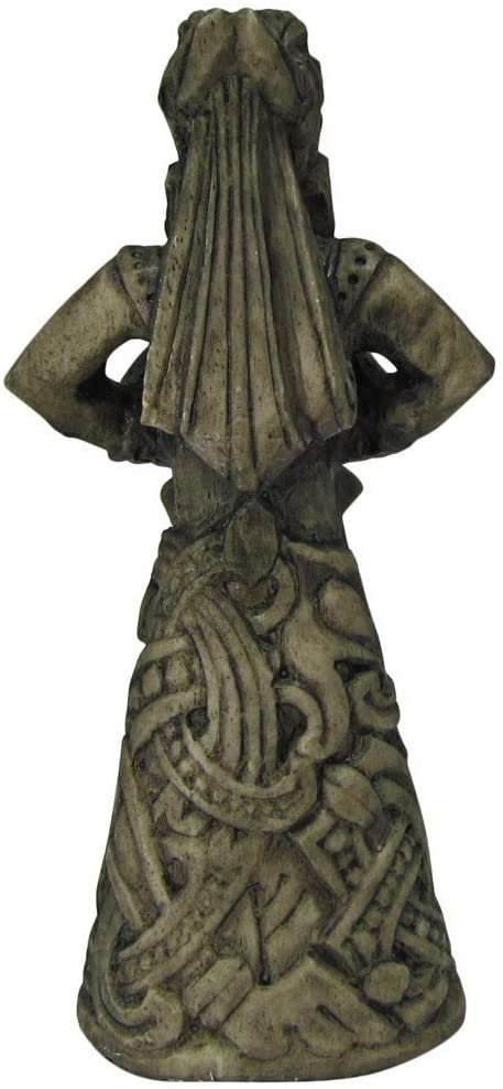 Magicun Altar~Dryad Design Norse Goddess of The Hearth Frigga Figurine - Stone Finish