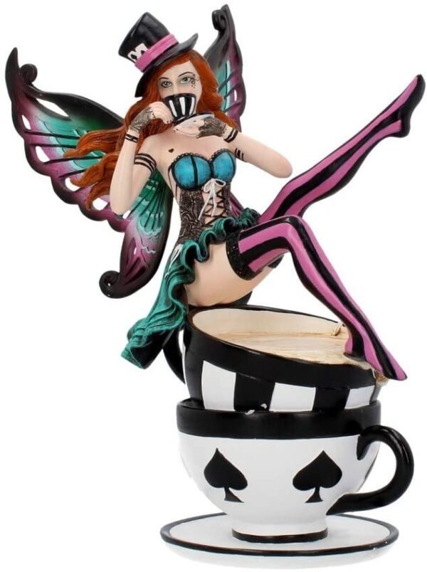 Nemesis Now B3317J7 Hatter 16cm Figurine, Resin, Teal, One Size