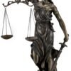 Magicun  Collection~Bronzed Goddess of Justice `Themis` Sculptured Statue