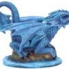 Artist Collections~ Anne Stokes Age Small Water Dragon Figurine, Blue, One Size