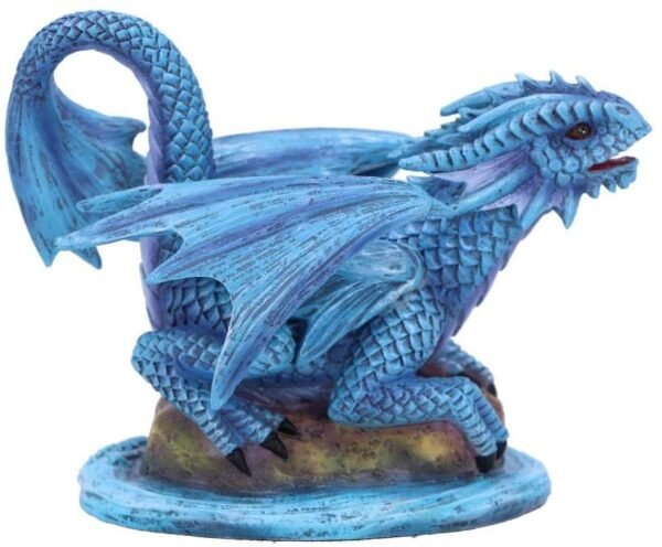 Artist Collections~ Anne Stokes Age Small Water Dragon Figurine, Blue, One Size