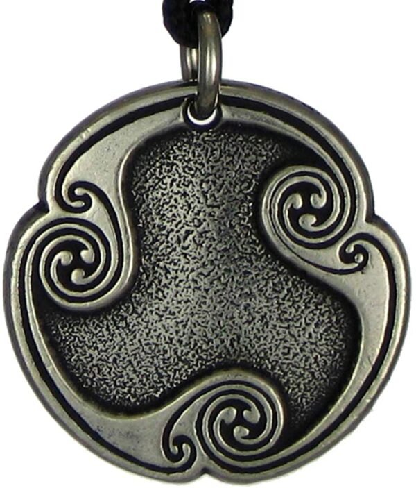 Soloman Pentant~Pewter Nied Naudiz Rune of Constraint Pendant Necklace