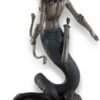 Magic  Collection~Bronzed Medusa with Double Snake Bow and Arrows Statue