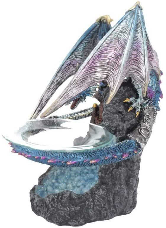 Fantasy Collection~ Flame Saviour 24cm Oil Burner, Blue
