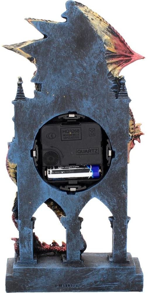 Fantasy Collection~ AL50380 Time Guardian Clock 17cm Red