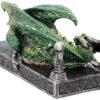 MAGICUN N.GIFTWARE~ Dragon's Den Figurine 13cm Green