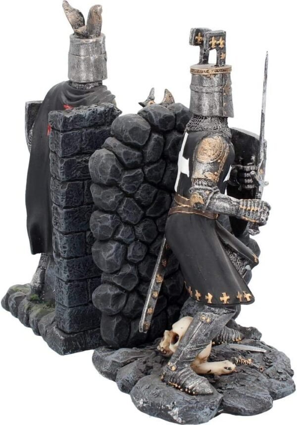 Mythology Collection~ The Duel Bookends 24cm Grey