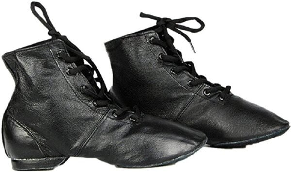 Witchcraft~Cheapdancing Men's Practice Dancing Shoes Soft Leather Flat Jazz Boots