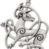 Sterling Silver Celtic Knot Stag Pendant