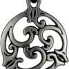 Soloman Pentant~Pewter Celtic Knot Triscele Triskelion Pendant Necklace