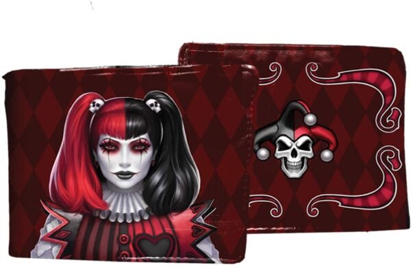 Artist Collections~ Dark Jester James Ryman Wallet 10cm Red, PU
