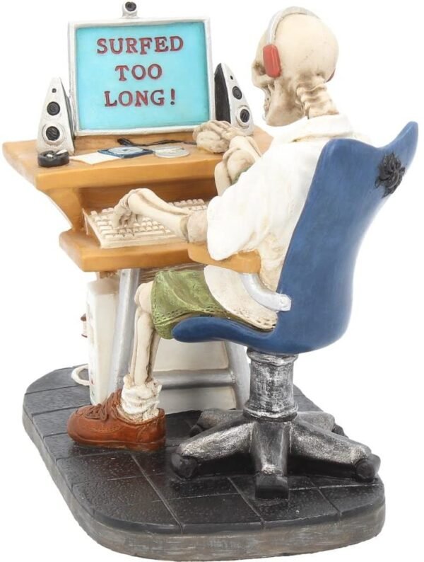 Magicun N.Giftware~Surfed Too Long Figurine 18cm Ivory