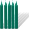 Home Decor~Pack of Twelve Green Luck Altar/Spell Candles