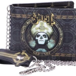 Band Merchandise~ Ghost Wallet-Gold, Black, 11cm