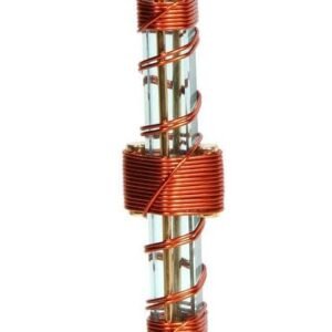 Crystal Wand - Meditation Healing Tool - Metatron Vajra with Magnets & Copper Wire - 10" - Icosahedron