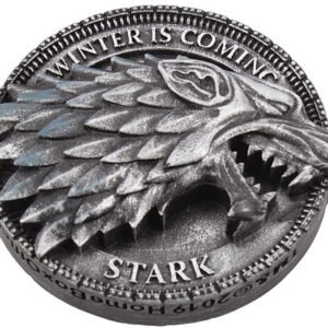 Magicun N.Giftware~House Stark Magnet 6cm Game of Thrones, Silver