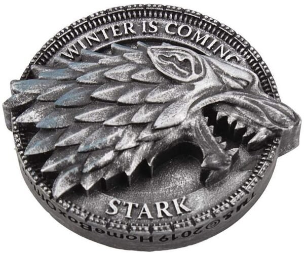 Magicun N.Giftware~House Stark Magnet 6cm Game of Thrones, Silver
