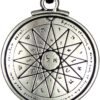 Soloman Pentant~Pewter Key of Solomon Talisman of Wisdom Pentacle Pendant