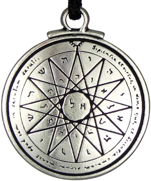 Soloman Pentant~Pewter Key of Solomon Talisman of Wisdom Pentacle Pendant