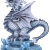 Artist Collections~ Anne Stokes Age Small Rock Dragon Figurine, Grey, One Size