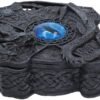 Fantasy Collection~ Ice Dragon Cross Box 16.5cm, Black