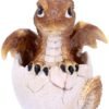 Fantasy Collection~ Citrine Hatchling Figurine 10.7cm, Resin, Yellow