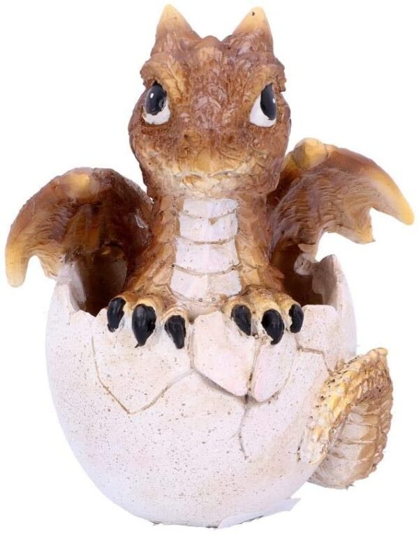 Fantasy Collection~ Citrine Hatchling Figurine 10.7cm, Resin, Yellow
