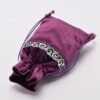 Altar Tarot Table Cloth Divination Wicca Velvet Cloth with Tarot Pouch Purple