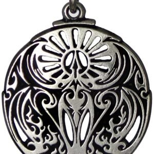 Soloman Pentant~Pewter Mythical Rite of The Phoenix Fire Bird Pendant