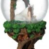 Artist Collections~ Pure Heart Anne Stokes Snowglobe 21cm Green, Resin, 18cm
