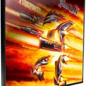 Magicun N.Giftware~Judas Priest Firepower Crystal Clear Picture 32cm, us:one Size, Black