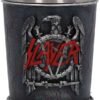 Band Merchandise~ B4132M8 Slayer Shot Glass 7cm Black, Resin w/Stainless Steel Insert