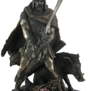 Magic  Collection~Norse God Freyr Bronzed Finish Statue Pagan Fertility