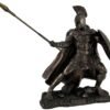 Magic  Collection~Hector Trojan War Fighter Bronze Finish Statue w/Shield and Spear