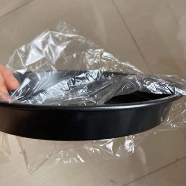 Pentagram and Triple Moon Altar Ritual Burning Candle Holder Plate Bowl - Diameter 7inch Height 0.8inch Carbon Steel Offering Incense Burning Flat Bowl for Smudging Decoration