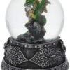 Fantasy Collection~ Enchanted Emerald Snowglobe 13cm Green