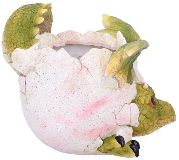 Fantasy Collection~ U4747P9 Welcome Friends Pot 17cm, Resin, Green