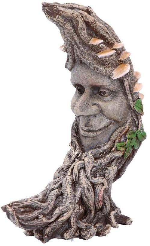 Light Collection~D4756P9 Luna Oak Figurine 17.5cm, Resin, Brown, One Size