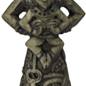 61Ev1BDQ9FL._AC_SL1000 Magicun Altar~Dryad Design Norse Goddess of The Hearth Frigga Figurine - Stone Finish