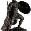 Magic  Collection~Hector Trojan War Fighter Bronze Finish Statue w/Shield and Spear
