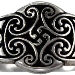 Soloman Pentant~Pepi Sterling Silver Cross of The Irish Goddess Dana Celtic Knot Ring (Size 4-12)