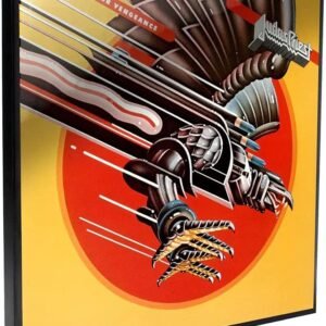 Band Merchandise~ Judas Priest Screaming for Vengeance Crystal Clear Picture, Black, 32cm