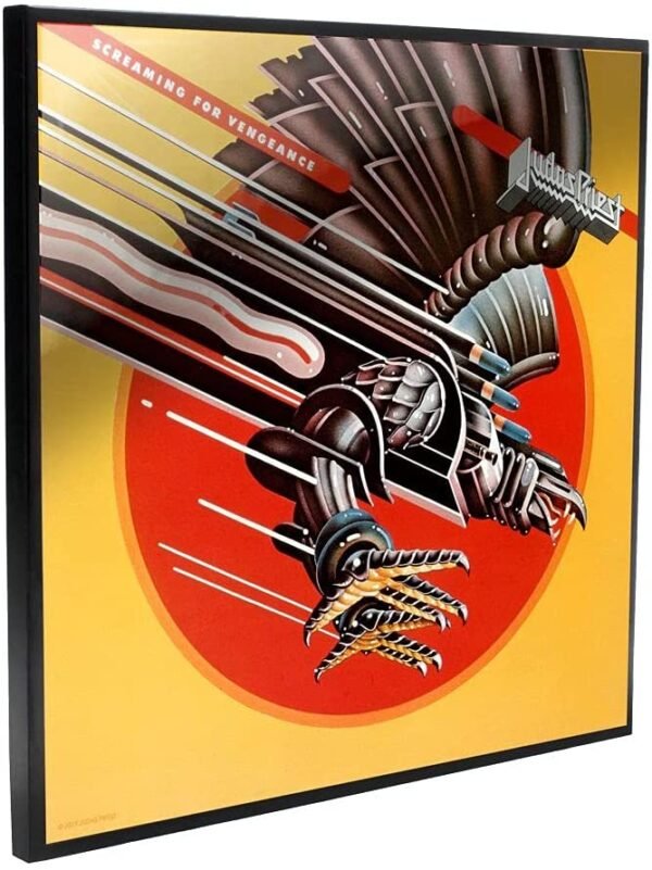 Band Merchandise~ Judas Priest Screaming for Vengeance Crystal Clear Picture, Black, 32cm