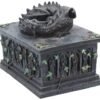 Magicun N.Giftware~Dragon Tarot Box Black, Resin, 18cm