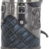 Magicun N.Giftware~B4158M8 King in The North Tankard Game of Thrones Mug 14cm Blue, Resin w/Stainless Steel Insert
