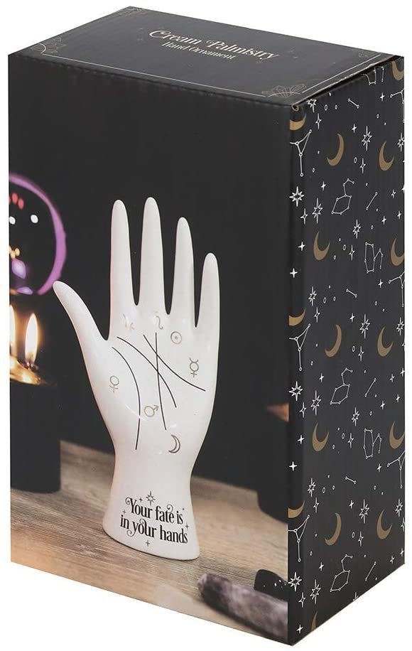 Home Decor~something different White Palmistry Hand Ornament