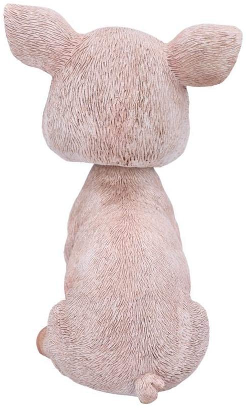 Animal Collection~ Bob Trotter Pink Pig Bobble Head Figurine, Polyresin, 15.5cm