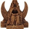 Magicun Altar~Dryad Design Small Moon Goddess Statue Wood Finish